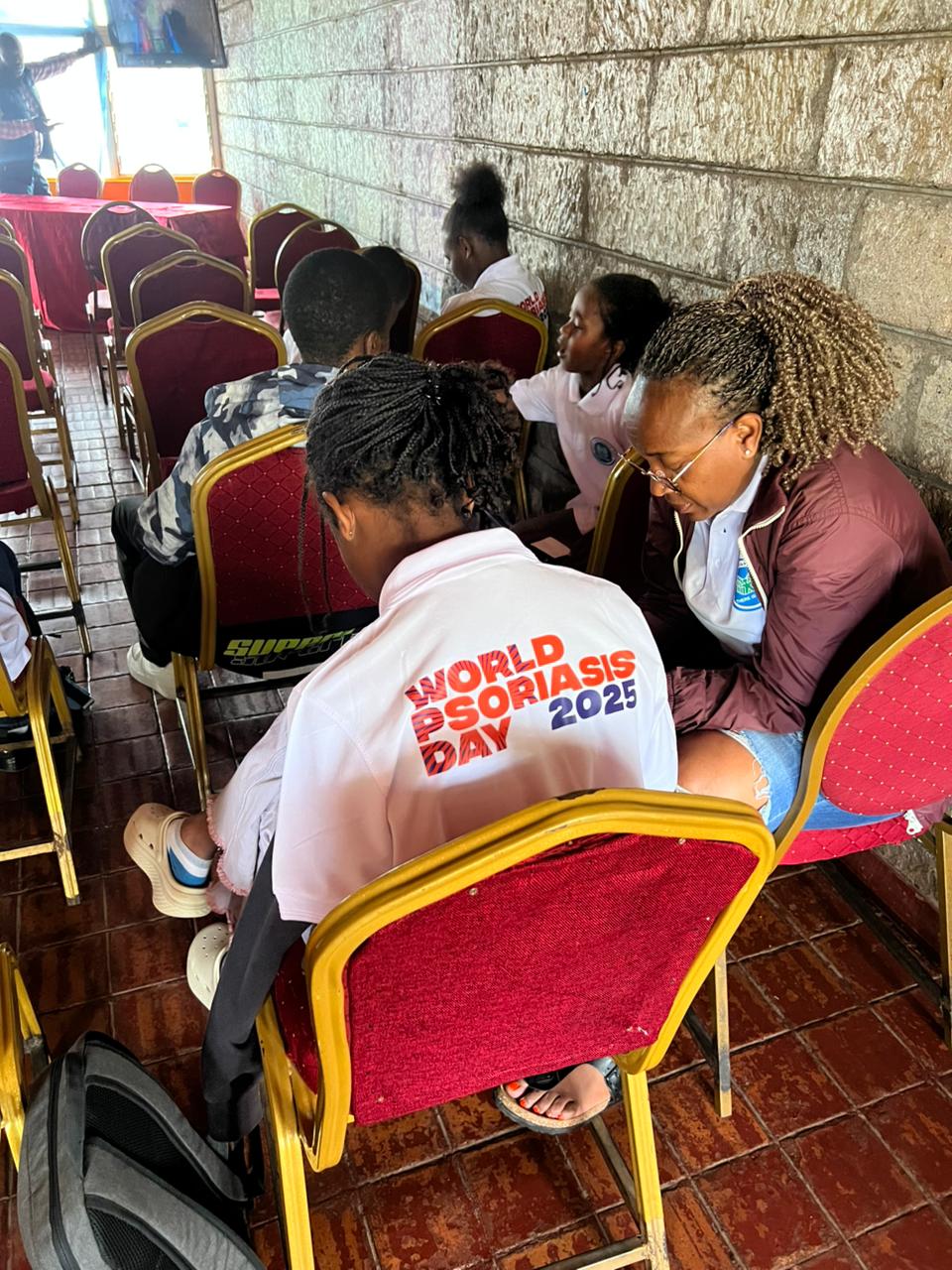 PAK members in a storytelling and awareness moment